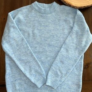 Urban Outfitters baby blue XS wool blend knit sweater